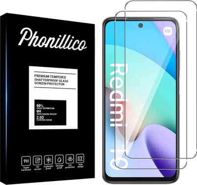 Screenprotector voor Xiaomi Redmi 10 4G - 2 stuks Beschermglas van glas Transparante glazen schermbeschermfolie