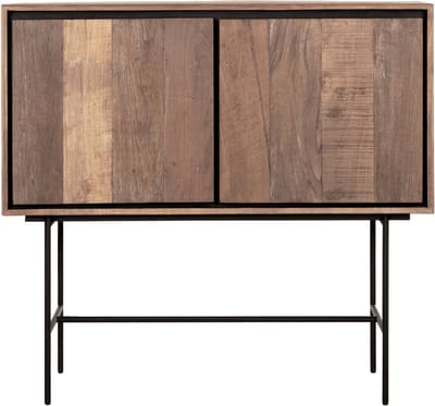 24Designs Metropole Dressoir Klein - B100 X D45 X H95 Cm - Teakhout