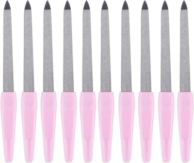 10x Professionele Diamanten Nagelvijlen Dubbelzijdig - Manicure Set voor Thuis & Salon