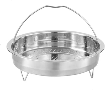 Stoomkoker RVS - Stoommand Kookpan - Gezond Koken - Gelijkmatige Stoomverdeling - 24 cm - Zilver