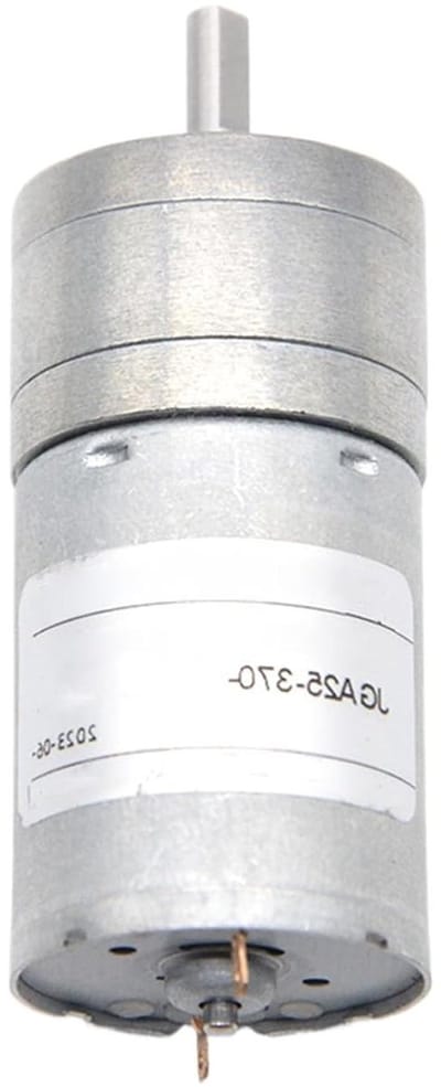 DC motor - Elektrische motor - Robotica projecten - Hoog koppel - 10 x 8 x 5 cm - Zilver