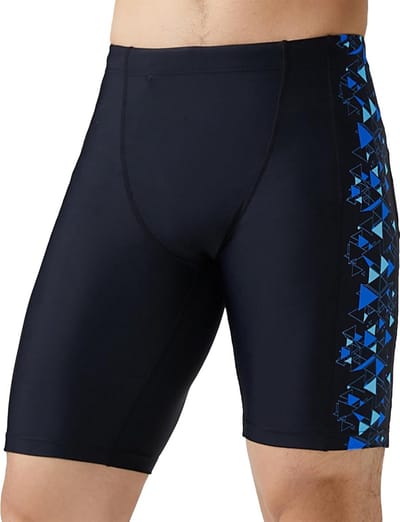 Heren zwemshorts, sneldrogende zwemtrunks voor competitie, comfortabele jammer voor in het zwembad