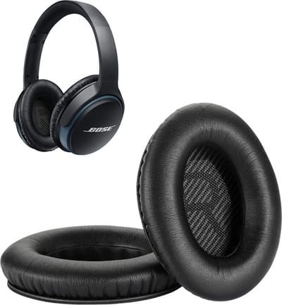 Oorkussens vervanging voor Bose QuietComfort 35 ii / 35 / 25 / 15 / 2 / Soundtrue - Soundlink Around-Ear AE2 / AE2W / AE2I - Oorkussens voor koptelefoon - Ear pads headphones zwart