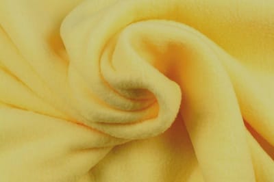 Fleece stof - Licht geel - 1 meter - Per meter - Anti pilling fleece