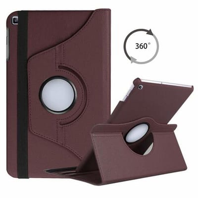 Hoesje Geschikt Voor Samsung Galaxy Tab A 10.1 hoes Bruin - Galaxy Tab A 2019 hoes draaibare cover Hoesje voor de Hoesje Geschikt Voor Samsung Galaxy Tablet A 10.1