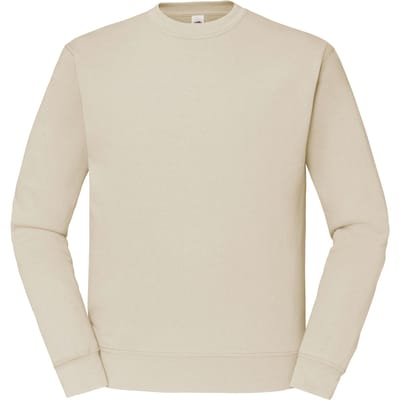 Fruit of the Loom Uniseks Klassiek Ingelegd Sweatshirt voor Volwassenen (Natuurlijk)