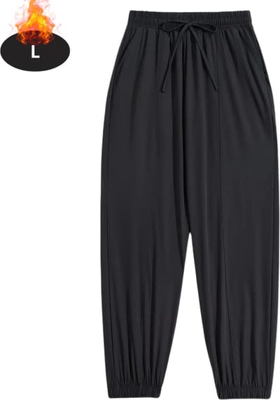 Livano Trainingsbroek Dames - Sportbroek - Trainingsbroek Lang - Trainingspak - Sportkleding - Zwart - L