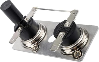 Boiler Thermostaatschakelaar - Vervangende Thermostaat - Constante Verwarming - Efficiënte Thermische Controle - 5 cm Breed - Zilverkleurig