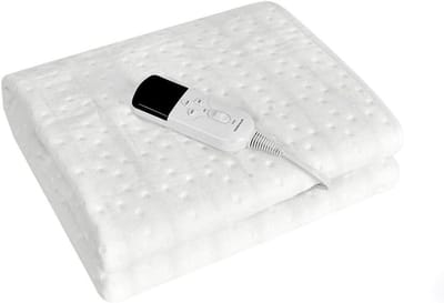 Elektrische Deken - Verwarmingsdeken Onderdeken - Warm Blijven - 3 Warmtestanden - 150x80 cm - Grijs