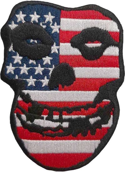 Misfits - USA Skull Patch - Multicolours