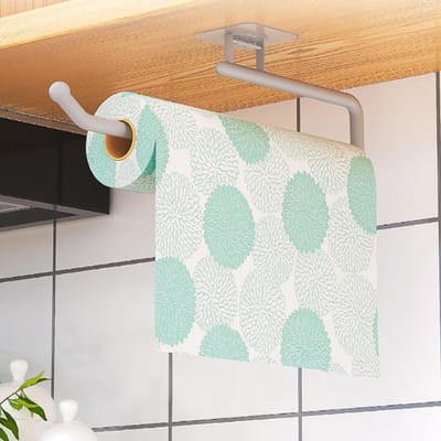 Papierrolhouder Doekhanger Zonder Boren Keuken Olieabsorberend Papierhouder Multifunctionele Luie Doekhouder Haak