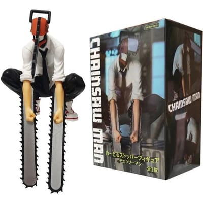 Nouvelle Figurine Anime Chainsaw Man 18cm Modèle d'Action Power Denji Figurine Power de Chainsaw Man en PVC Modèle de Collection pour Adultes Figurine en PVC Jouet