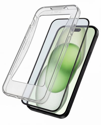 Screenprotector Geschikt voor Apple iPhone 15 - Met Installatie Kit - Beschermglas - Gehard Glas - Tempered Glass - Screen Protector