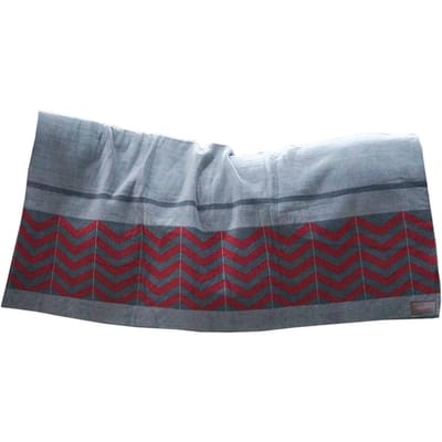 Kentucky Horsewear - Fleecedeken Heavy Square Fishbone grey/bordeaux 140x160cm