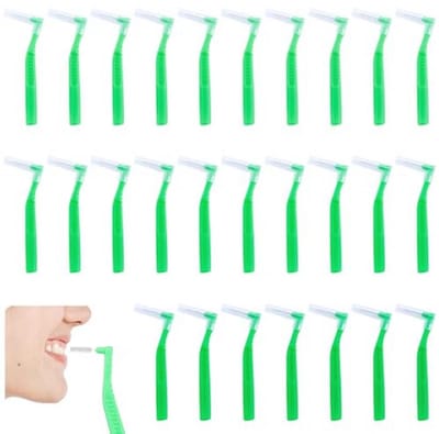 Interdentale borstels 27 stuks - L-vormige tussenruimteborstels voor optimale mondverzorging