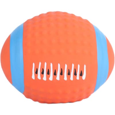 Jouets de Rugby pour Animaux de Compagnie Résistants aux Morsures Mastication Molaires Entraînement Jouet Squeaky pour Chats et Chiens blue