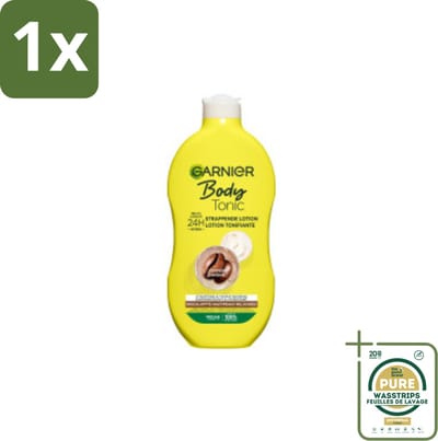 1 x Garnier - Body - Bodylotion - Tonic - Verstevigend & Hydraterend - 400 ml- Body Lotion - Hydratatie - Huidverzorging - Strakke Huid - Cafeïne