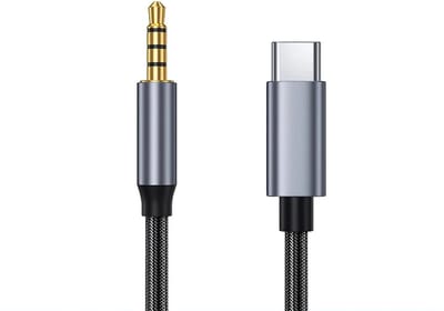 DrPhone LinkAudio - USB C naar 3.5mm Jack Aux Adapter Kabel – HiFi - DAC - 32 bit 384Khz - Auto & Headset – voor Smartphone / Tablet / Auto