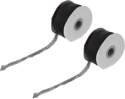 Strijkbare Tussenvoering - Verstevigingsstof - Kleding Verstevigen - Non-woven - 2 Rollen - Zwart
