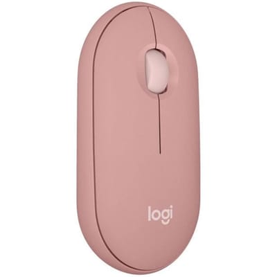 Logitech Pebble Mouse 2 M350s - TONAL ROSE - EMEA-808 Muis Bluetooth Optisch Roze 3 Toetsen 400 dpi, 4000 dpi Geïntegreerd scrollwiel