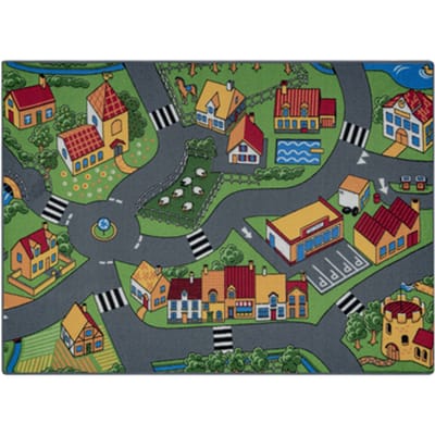 Kleden Rugsx REBEL ROADS TAPIJT Village life 90 Platteland, 95x133 cm