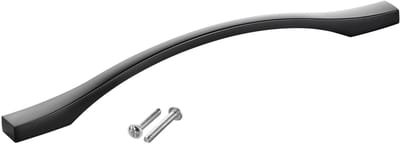 SOTECH aluminium meubelgreep BLACKLINE XV BA 192 mm mat zwart (lengte 228 mm, breedte 13,5 mm, hoogte 26 mm) vitrinegreep