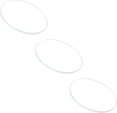 Ronde mineralen glaslens voor horloge, diameter 26 mm, dikte 1.1 mm, vervangingsglas voor horlogeherstel, 3 stuks