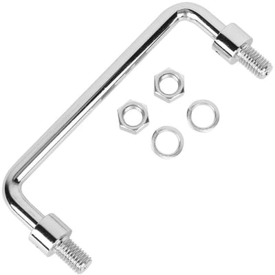 Dailygoody - Mobiele Industriële Handgreep - Kastdeur Trekkracht - Inklapbare Handgreep - Zilver - Voor Kastdeuren - Duurzaam en Sterk