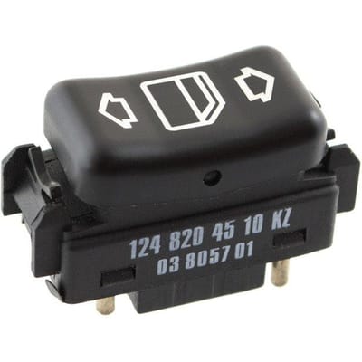 MODECAR - Elektrische Raamschakelaar Voorzijde Rechts (Passagierszijde) – Voor Mercedes W124 E-Klasse (1984-1997) – OE 1248204510