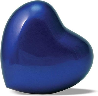 Arielle Hart Urn Sky Blue - Asbeeld Dieren Urn Voor Uw Geliefde Dier - Kat - Hond - Paard - Konijn