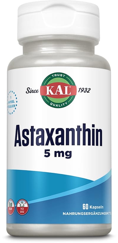 Astaxanthine 5 mg I veganistisch I laboratoriumgetest
