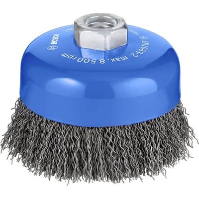 Bosch Accessories Komborstel, staal, gegolfde draad, 100 mm, 0,5 mm, 8500 omw/min, M 14 1608614011 1608614011 1 stuk(s)