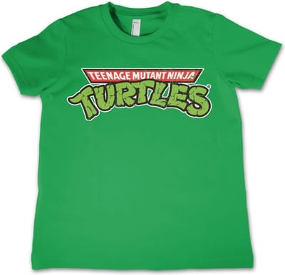 Teenage Mutant Ninja Turtles TMNT Classic Logo T-shirt voor kinderen, groen