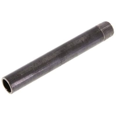 R 3/8'' Buitendraad x 17.2mm Stalen Pijpnippel met Las uiteinde 50 Bar DIN 2982 - 120mm [2 Stuks]