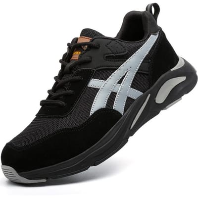 Heren Dames Werklaarzen Onverwoestbare Veiligheidsschoenen Heren Stalen Neus Schoenen Prikbestendige Werksneakers Volwassen Mesh Werkschoenen Licht 37