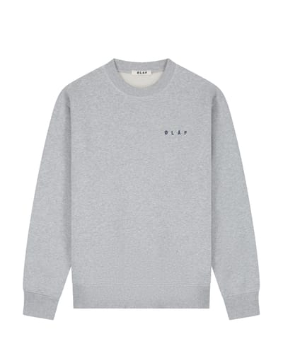 Olaf Lasso Face Sweaters Grijs M260200