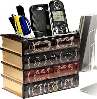 Bureau Organizer - Opberger Bureau - Kantoor Inrichting - Met Lade - 14x13x7 cm - Multicolor