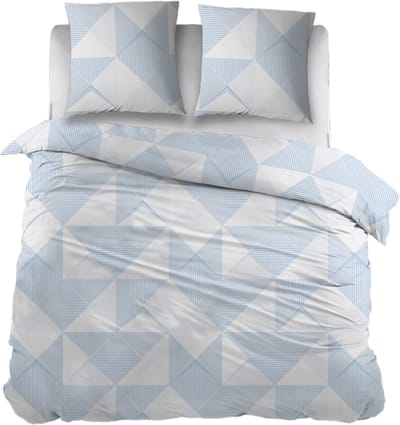 Snoozing Citrons Dekbedovertrek - Eenpersoons - 140x200/220 cm - Blauw