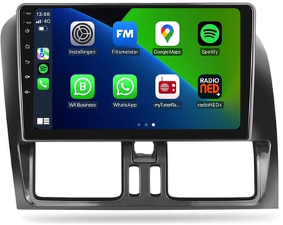 CarPlay autoradio geschikt voor Volvo XC60 | 2008 t/m 2017 | Android 13 | Draadloos Apple CarPlay & Android Auto | 2GB + 32GB | 8-Core processor | Davilon | 2025 model | 2008 2009 2010 2011 2012 2013 2014 2015 2016 2017 | Bluetooth & Wifi