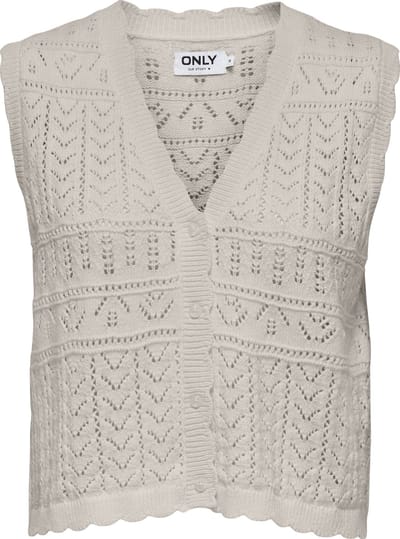 Only Vest Onlirina V-neck Button Vest Knt Noo 15363681 Pumice Stone Dames Maat - M