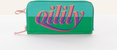 Oilily Card Zip Portemonnee- maatOne size Bright Aqua