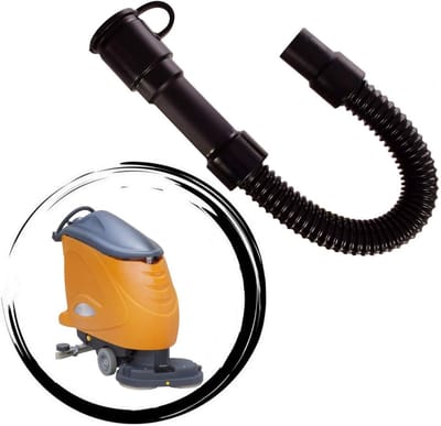 Afvoerslang - Slang met kurk - Reinigingsmachine Onderhoud - Directe Vervanging - 800 mm Lengte - Oranje