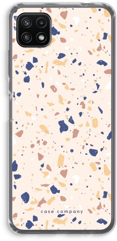 Case Company® - Hoesje geschikt voor Samsung Galaxy A22 5G hoesje - Terrazzo N°23 - Soft Cover Telefoonhoesje - Bescherming aan alle Kanten en Schermrand