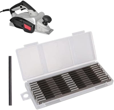 Set van 10 Elektrische Houtfrees Mesjes 82 mm voor Houtbewerking, Precisie en Duurzaamheid 82 x 5,5 x 1,1 mm