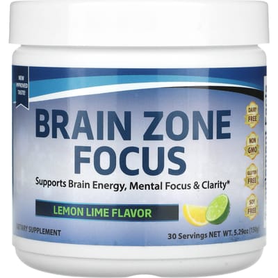 Divine Health, Brain Zone Focus, Citron Vert, 5,29 oz (150 g)