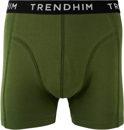 FlexFeel | Olijfgroene Katoenen Boxershort
