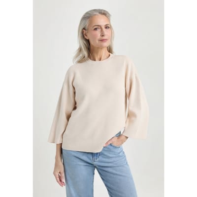 Josephine & Co James Sweater Sand Maat: XS | Sweaters Outlet | Dames | Beige