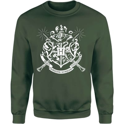 Harry Potter Hogwarts House Crest Sweatshirt - Green - S