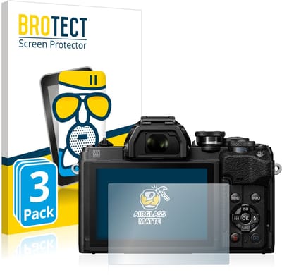 BROTECT - Screenprotector voor Olympus OM-D E-M10 Mark IV - Folie Beschermfolie Beschermglas matte 3 Stuks