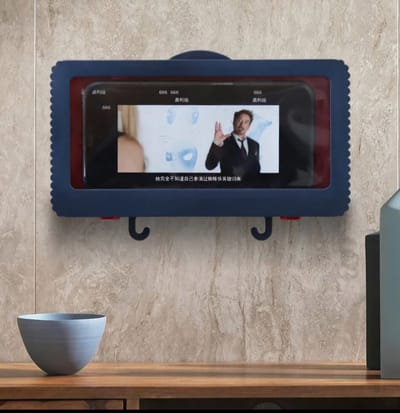 Magic Box - Waterdicht telefoon hoes - Houder - Douche - Keuken - Bad - Blauw